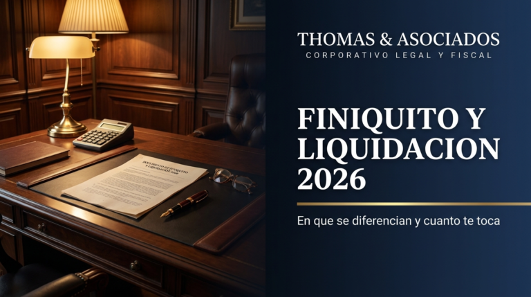 Finiquito y liquidacion 2026: diferencias y como se calcula - Thomas & Asociados, abogados laborales en Guadalajara